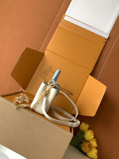 Luxury Leather Top Handle Bag