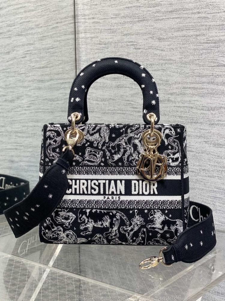 Embroidered Top Handle Bag