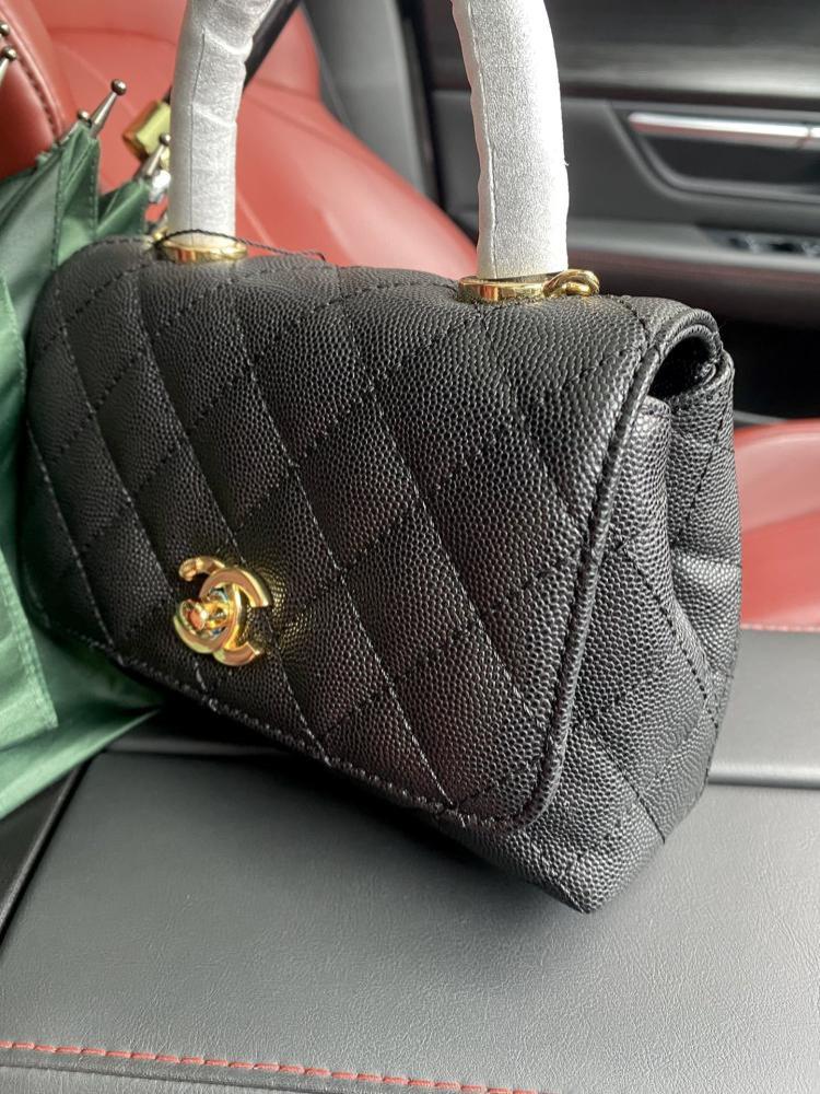 Leather Top Handle Bag