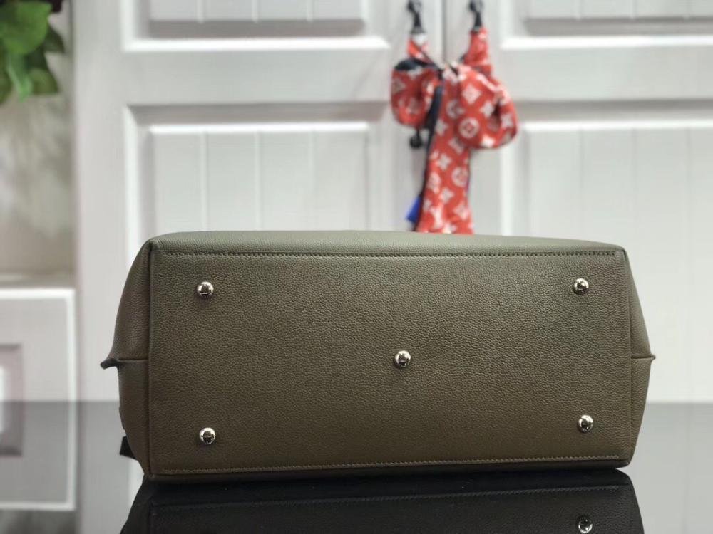 Leather Top Handle Bag