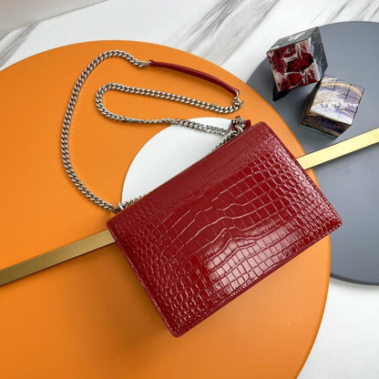 Leather Top Handle Bag