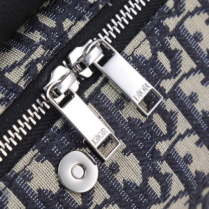 Luxury Premium Black Printed Calfskin Shoulder Bag