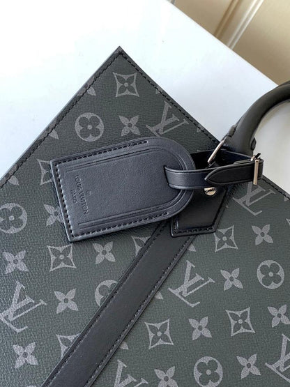 Luxury Refined Quilted Canvas Shoulder Bag