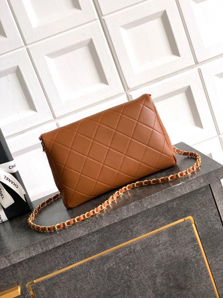 Gold Top Handle Bag