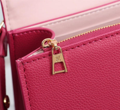 Luxury Refined Leather Shoulder Bag