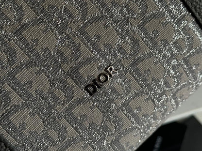 Modern Premium Black Printed Calfskin Shoulder Bag
