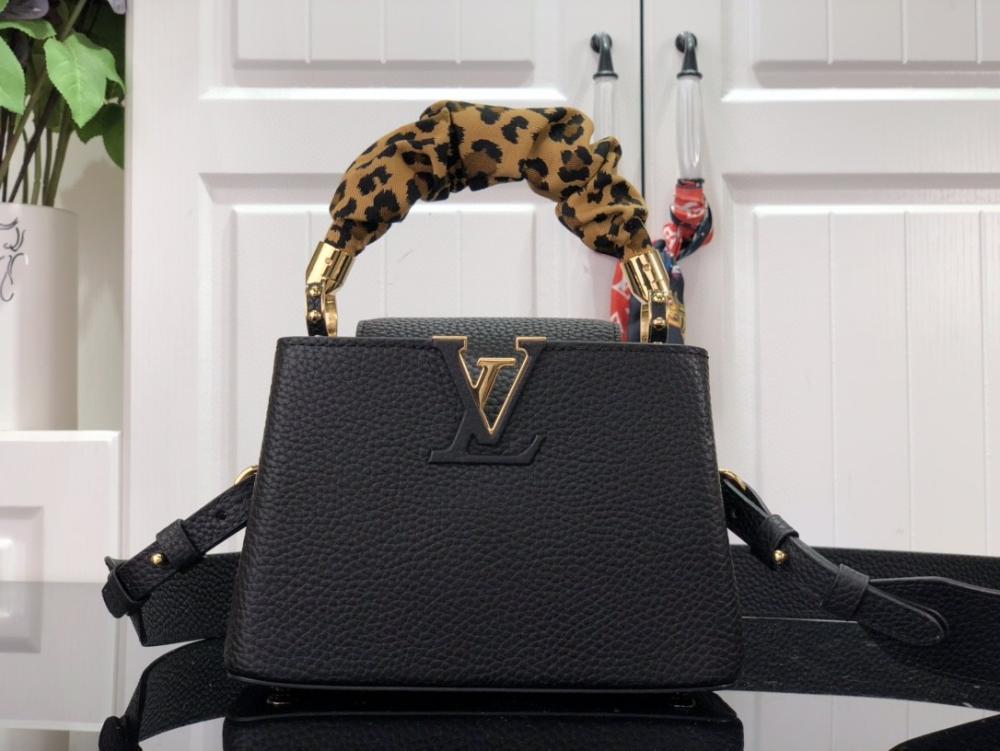 Gold Top Handle Bag
