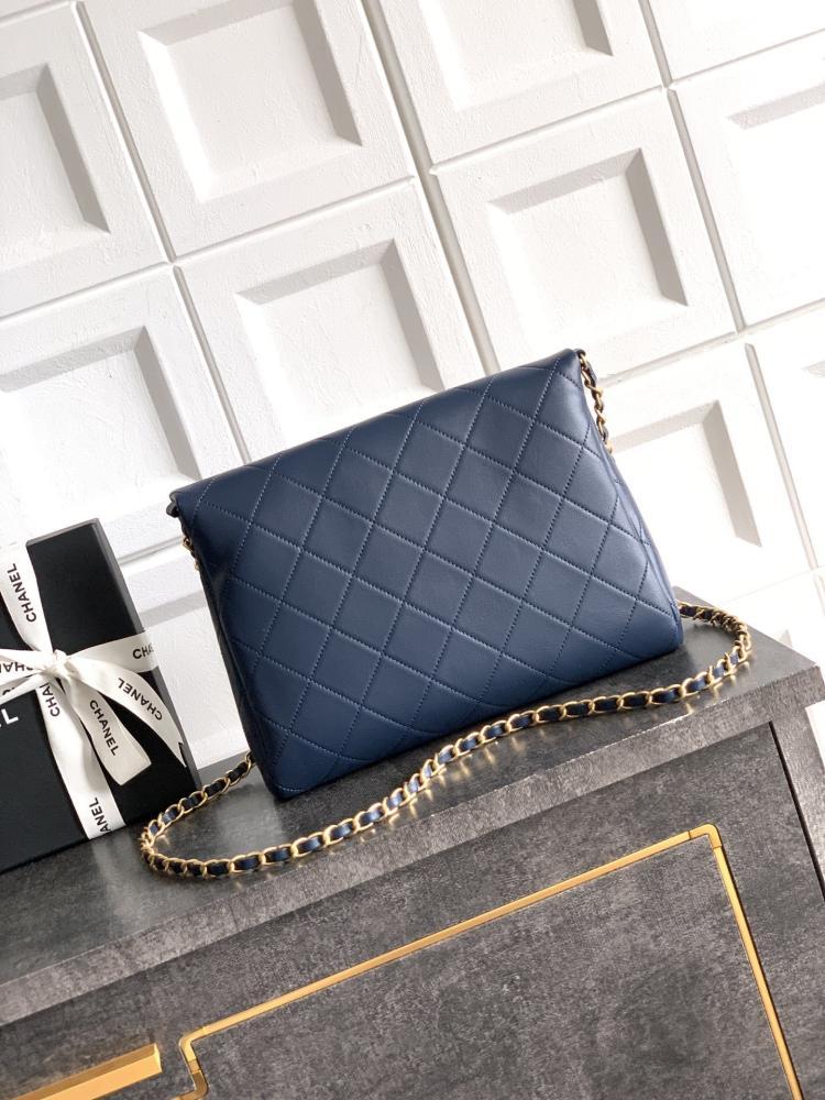 Gold Leather Top Handle Bag