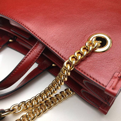 Luxury Leather Top Handle Bag