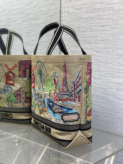 Embroidered Shoulder Bag