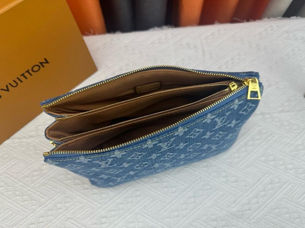 Italian-Inspired Luxury Denim Shoulder Bag