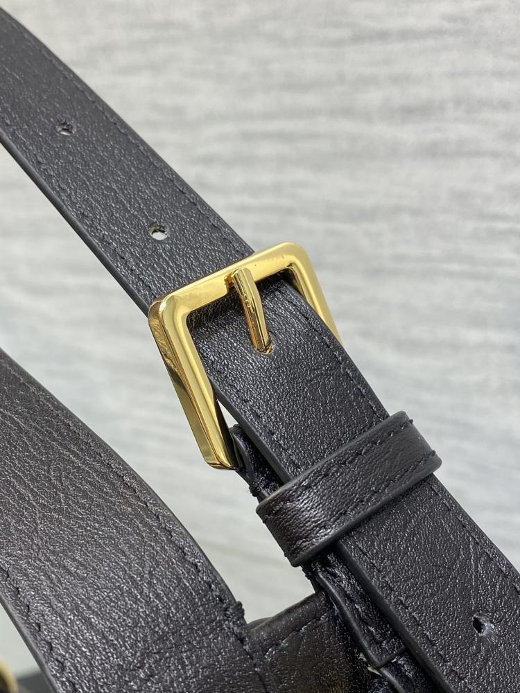 Alma Gold Leather Hobo Bag