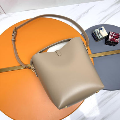 Leather Bucket Bag