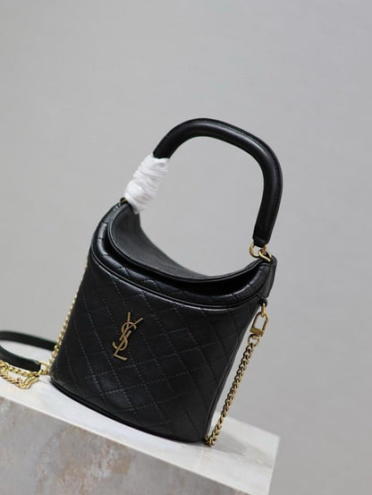 Stylish Refined Embroidered Bucket Bag