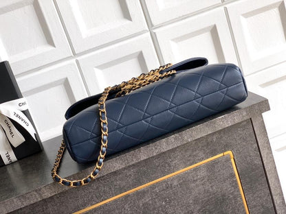Lambskin Top Handle Bag
