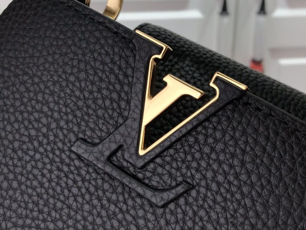 Gold Top Handle Bag