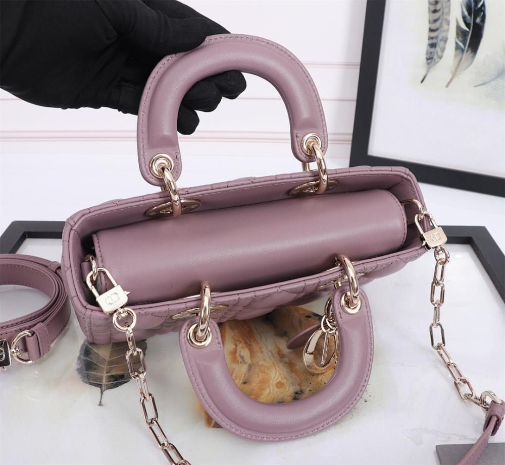 Modern Pink Lambskin Crossbody Bag – Limited Edition