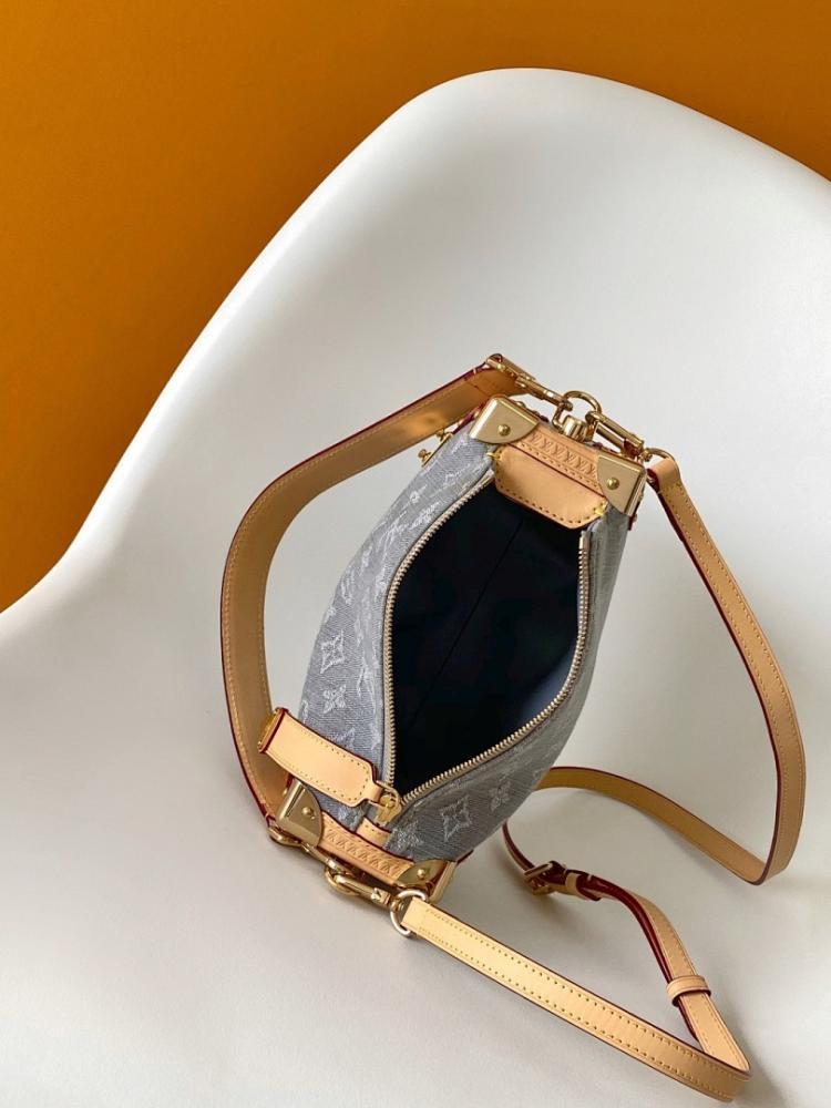 Stylish Refined Monogram Leather Top Handle Bag