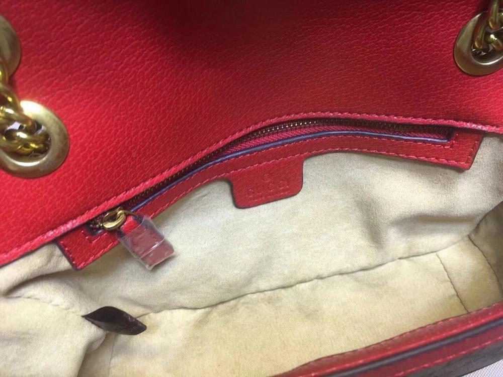 Alma Red Top Handle Bag