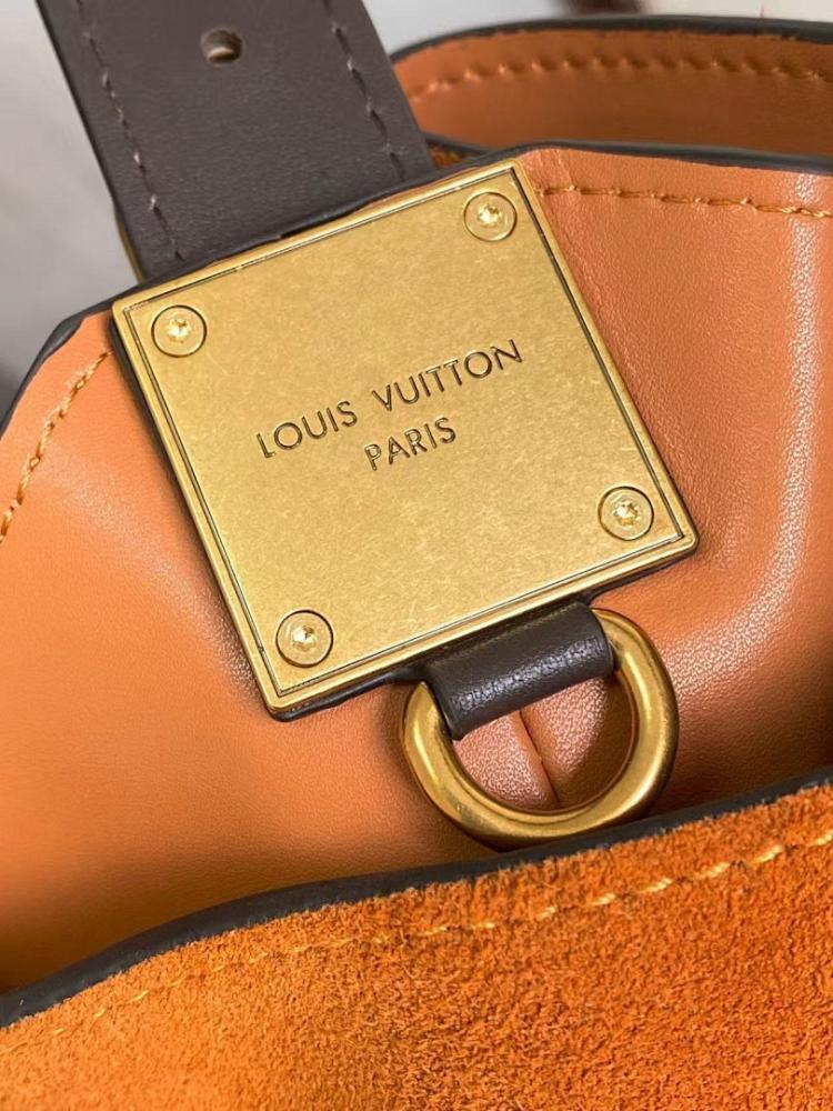 Elegant Stylish Monogram Leather Top Handle Bag