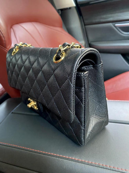 Leather Top Handle Bag