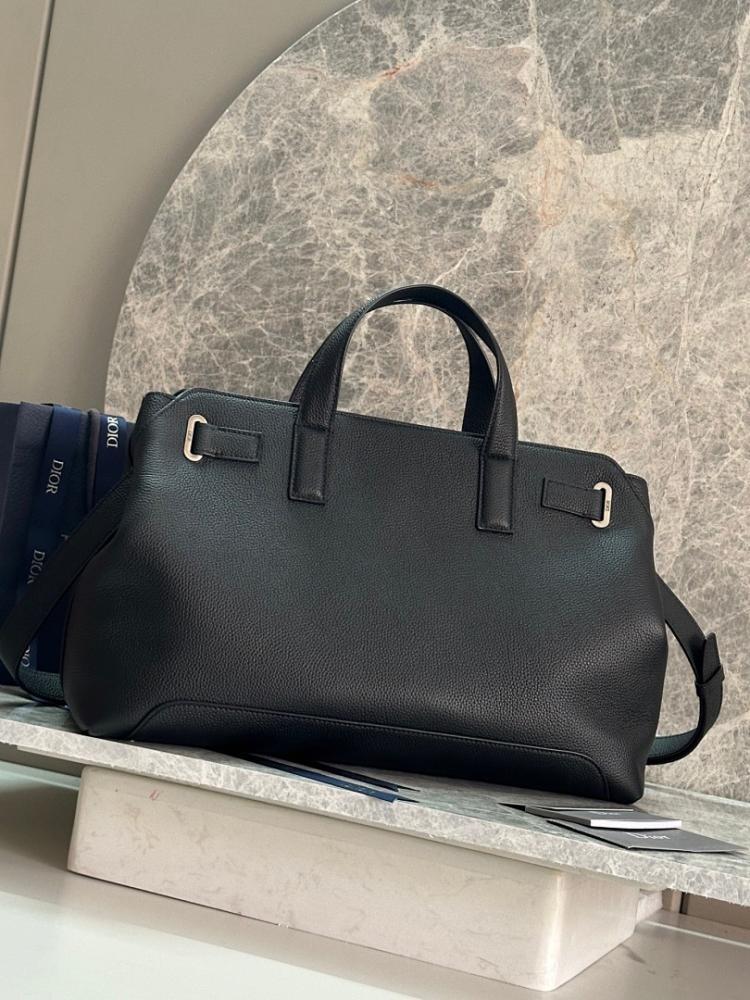 Modern Italian-Inspired Black Quilted Calfskin Top Handle Bag