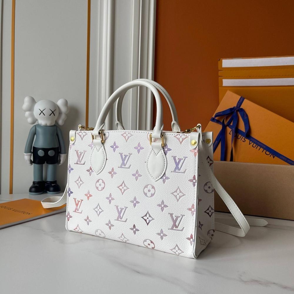 OnTheGo Monogram Leather Shoulder Bag