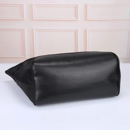 Modern Refined Nylon Top Handle Bag