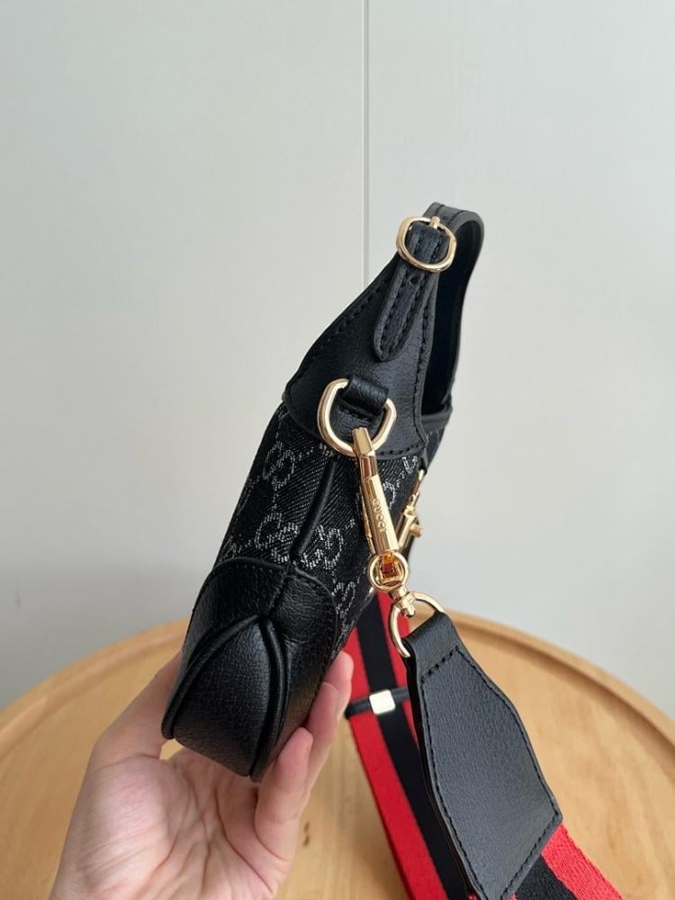 Modern Italian-Inspired Gold Leather Shoulder Bag