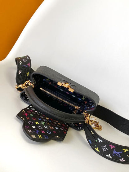Calfskin Top Handle Bag