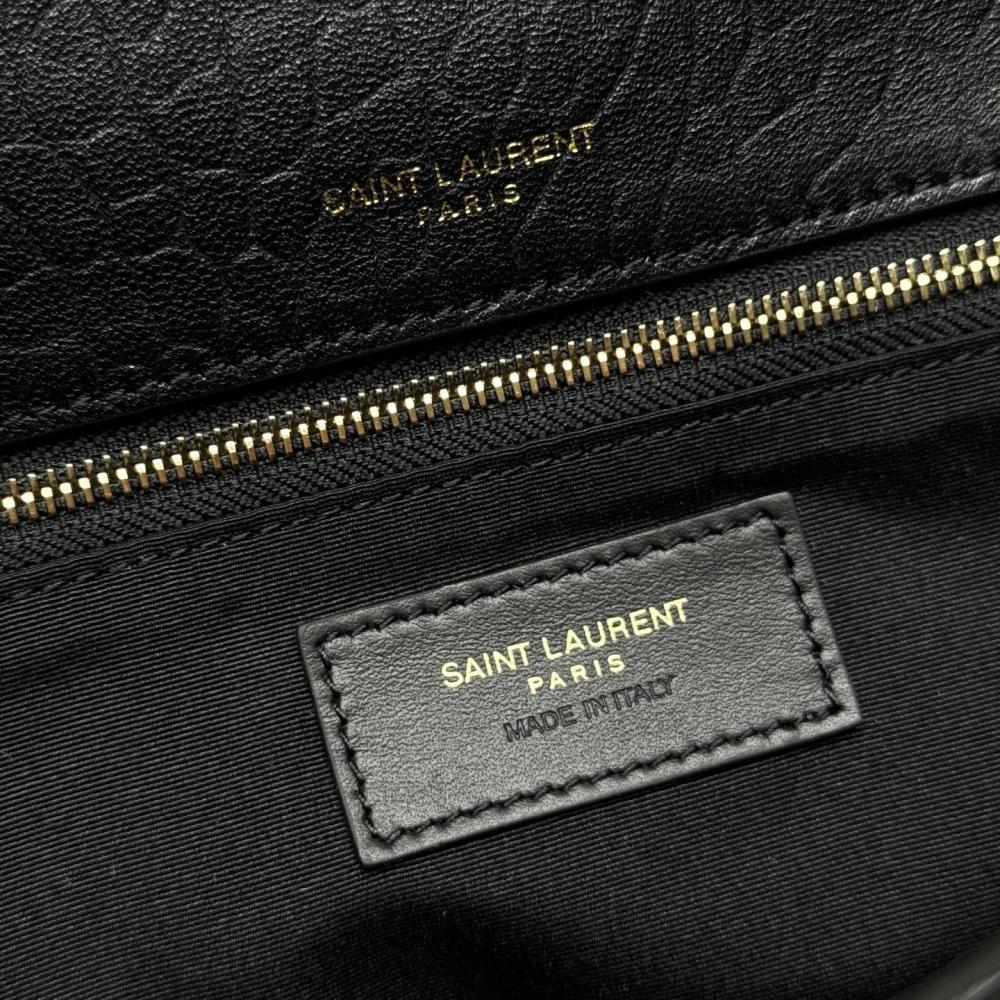 Quilted Leather Top Handle Bag