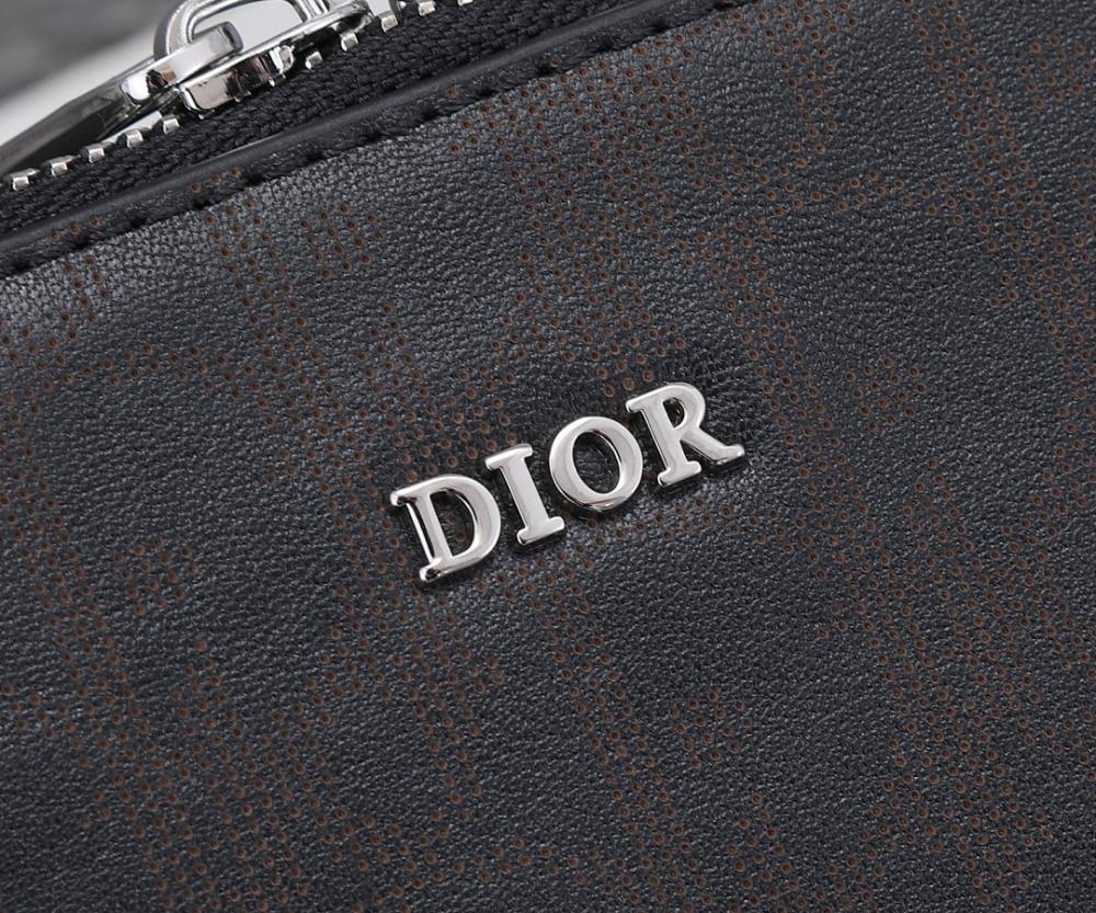 Classic Modern Black Printed Leather Shoulder Bag