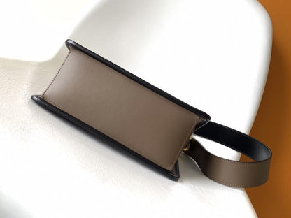 Calfskin Top Handle Bag
