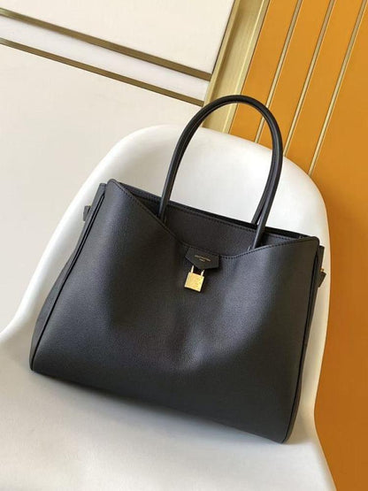 Calfskin Top Handle Bag