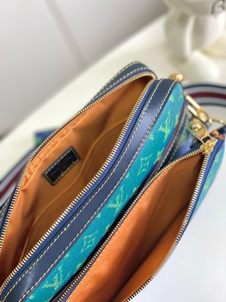 Modern Stylish Monogram Leather Shoulder Bag