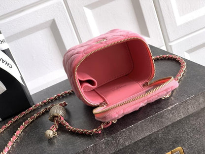 Satin Top Handle Bag