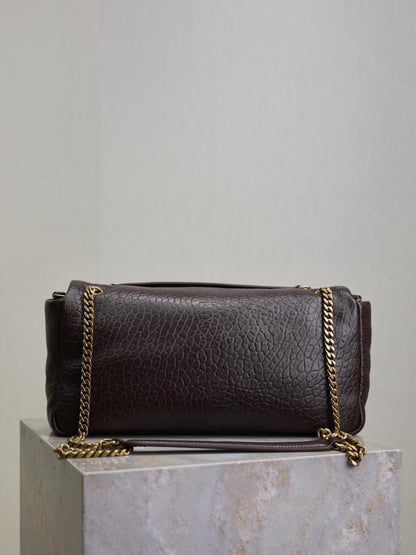 Leather Top Handle Bag