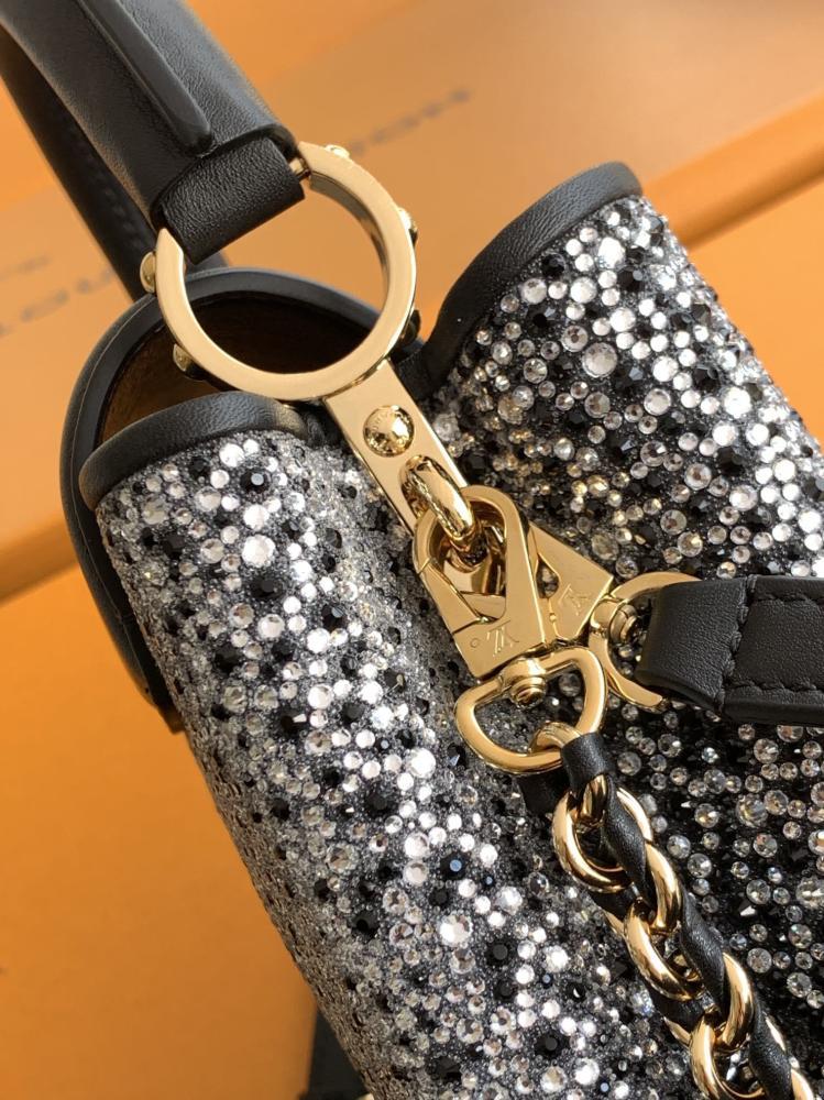 Crystal-Embellished Leather Wallet