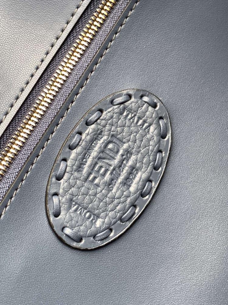 Refined Leather Top Handle Bag