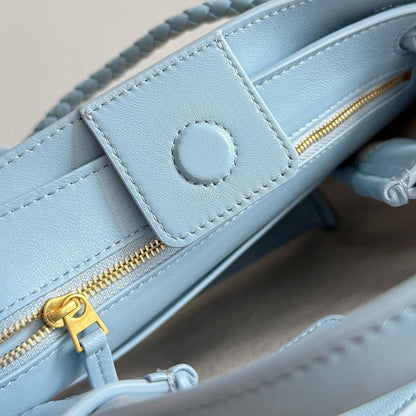 Leather Top Handle Bag