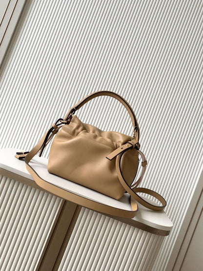 Refined Lambskin Shoulder Bag