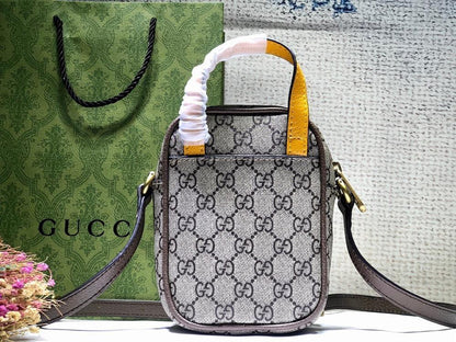 Stylish Refined Leather Top Handle Bag