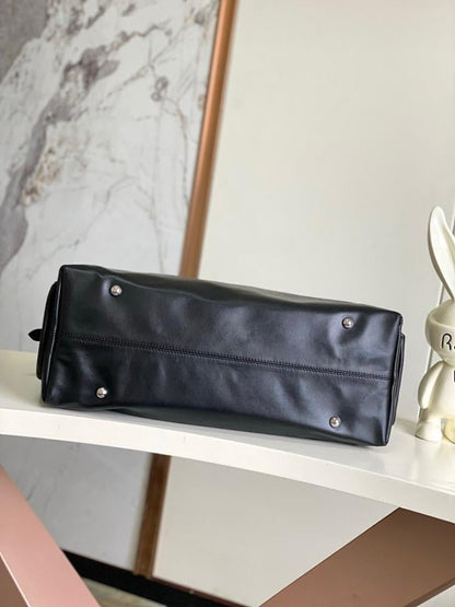 Stylish Monogram Calfskin Shoulder Bag – Limited Edition