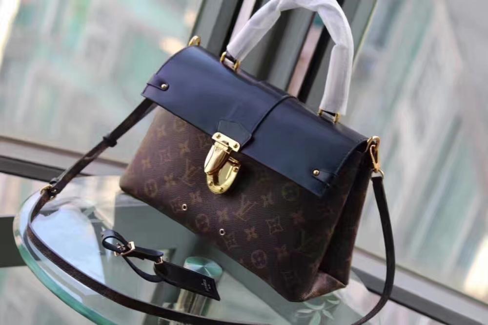 Leather Top Handle Bag