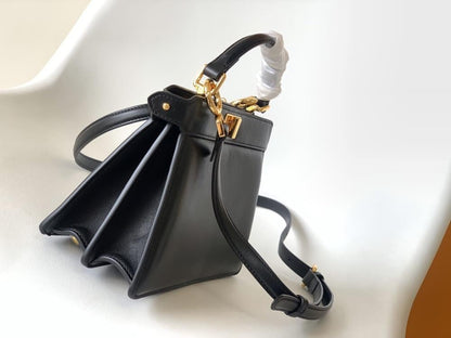 Leather Top Handle Bag