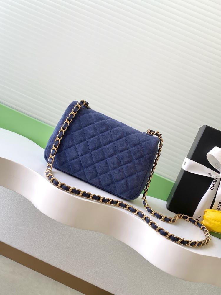 Classic Gold Leather Shoulder Bag