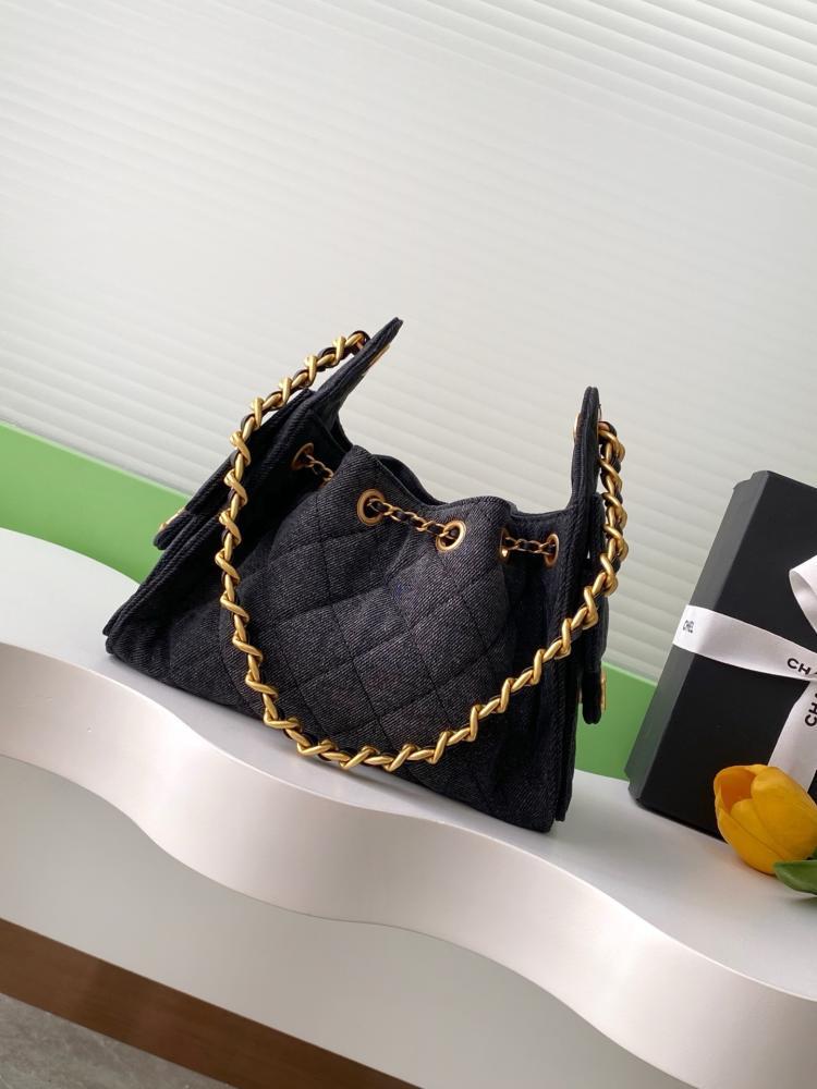 Denim Hobo Bag