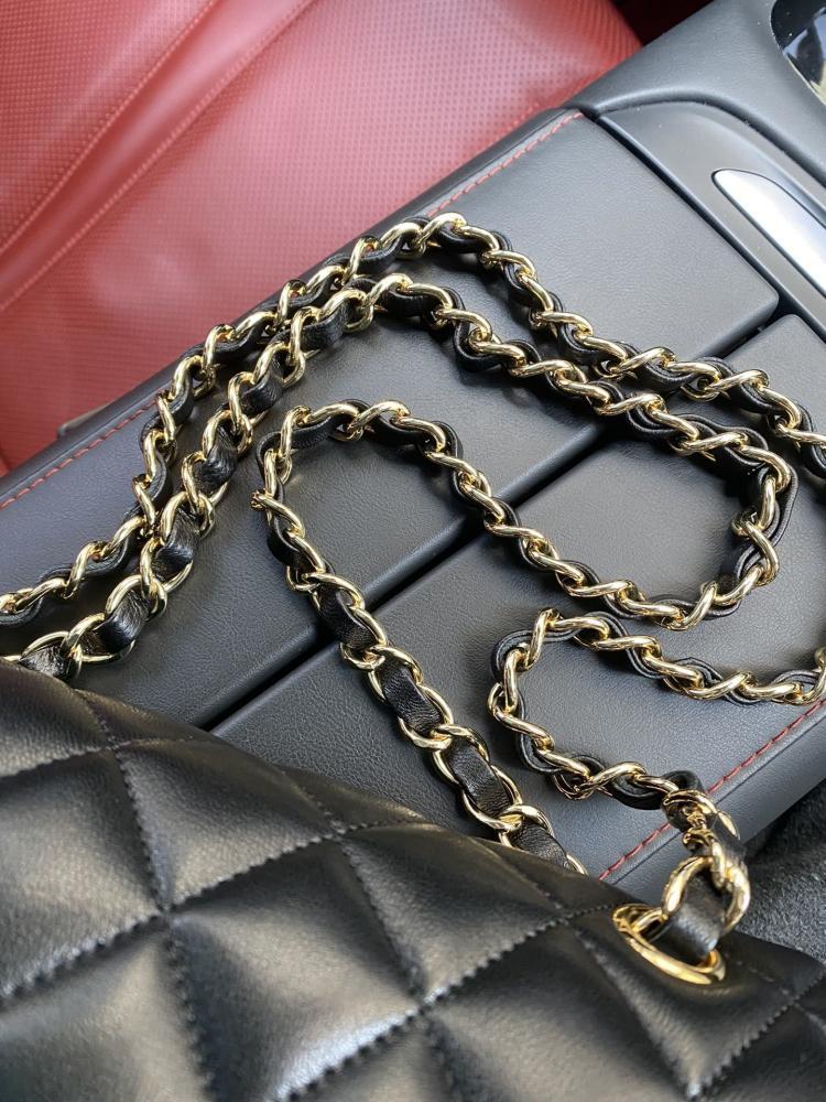 Lambskin Top Handle Bag