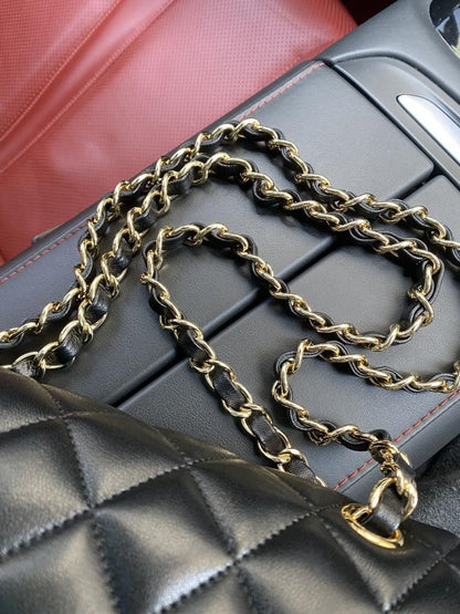Lambskin Top Handle Bag