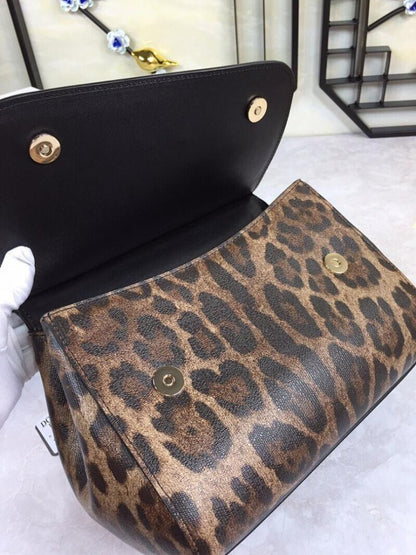 Birkin Printed Leather Crossbody Bag